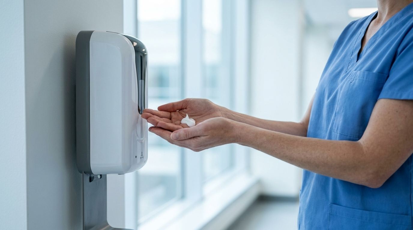 Product in service ages on the wall too: dispensers in direct sun age faster than the label assumes.